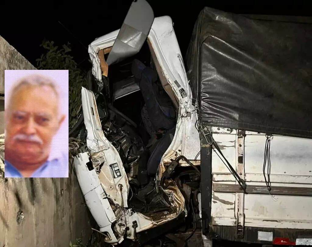 Imagem de compartilhamento para o artigo Caminhoneiro morre após bater caminhão em ponte em construção na BR-163, em São Gabriel do Oeste da MS Todo dia